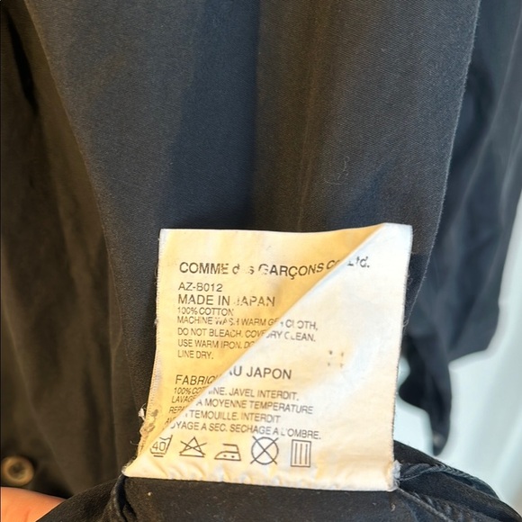 Comme des Garçons Black Button-Up Shirt - Picture 5 of 6